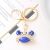 Fashion Crab Car Keychain Creative Animal Keyring Chain
