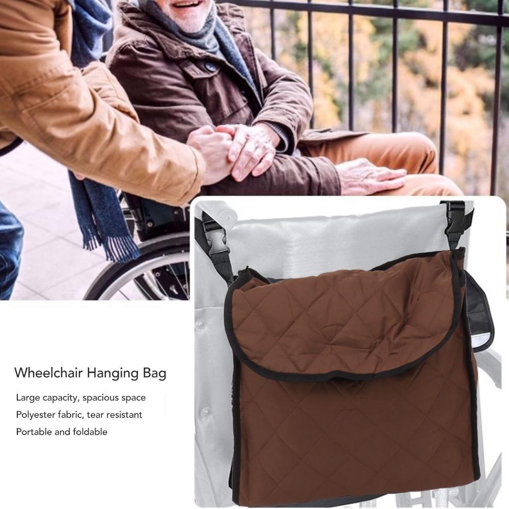 

Lightweight Walker Storage Bag Durable Wheelchair Hanging Bag Manual Wheelchairs