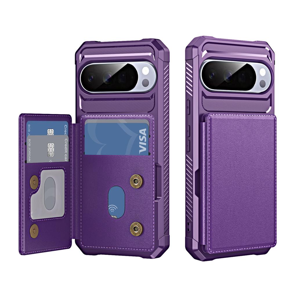 Left-Right Flip Card Slot Wallet Leather Phone Case for Google Pixel 7 8 9 10 Pro XL Shockproof Pocket Cover for Pixel 9A 8A 7A
