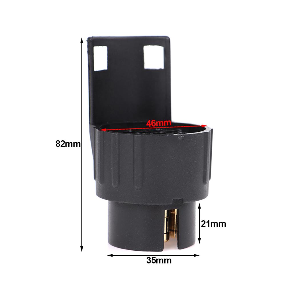 7 Pin To 13 Pin Plug Adapter Trailer Connector 12V Towbar Towing Waterproof Plugs Socket Adapter Car Truck Caravan