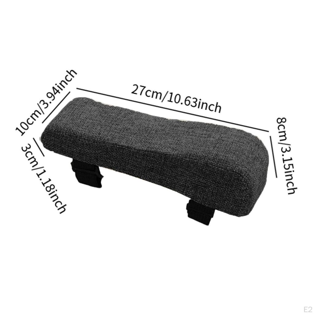 2 Stück Schwamm Armlehnenkissen, Armpolster Ersatz Abnehmbar Ergonomisches Ellbogenstützkissen für