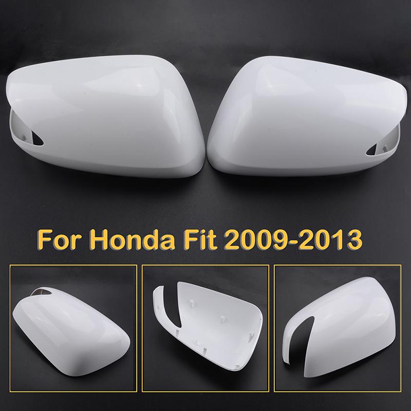 Couvercle de rétroviseur latéral avec trou de lampe de signalisation, adapté à la voiture Honda FIT JAZZ GE6 GE8 2009 – 2013