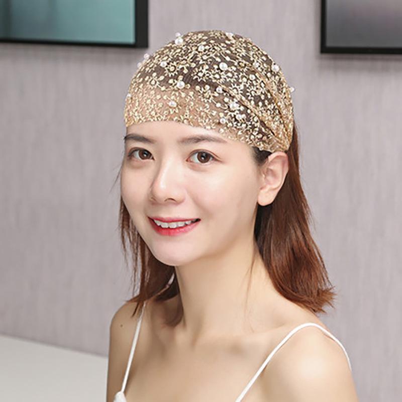 Women’s Lace Headband: Wide Edge, Sweet Series for Hair Coverage
