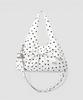 Atil Studio Dot Silk Dewey Mini Ribbon Dot Shoulder & Crossbody Bag _ [White]