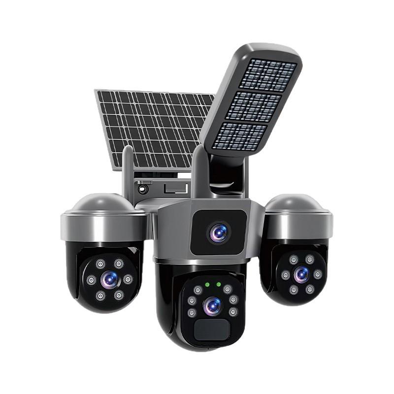 V380 Solar-Powered Wireless Outdoor HD Security Camera with Mobile Remote Control