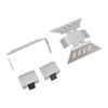 RC Car Chassis Armor Metal RC Chassis Skid Plate Axle Protector Front Guard for SCX10 III