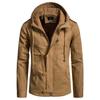 Winter Fashion Men Jacket Outwears Cotton Padded Hooded Coat Casual Jacket Loose Outwear