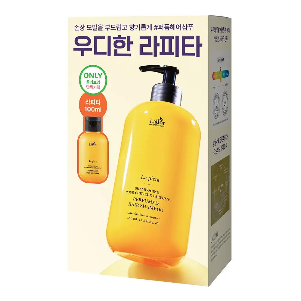 ADOR Parfüm Haarshampoo 530ml Set (Osmanthus / Hinoki / La Pitta) + 100ml Geschenk