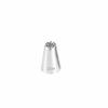 304 Stainless Steel Grass-Shaped Piping Tips Set - 3PCS for Baking DIY