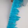 10Meters Hackle Feather Trim Rooster Neck Feather Ribbon Pheasant Feathers Fringe for Crafts Accessories Sewing Decoration