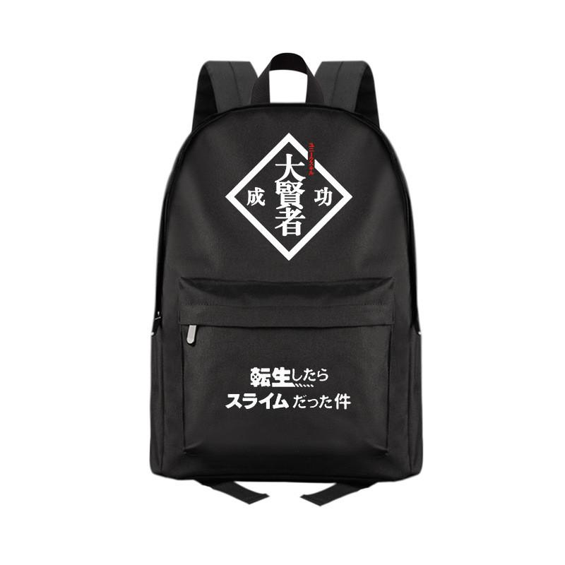 That Time I Got Reincarnated As A Slime Anime Backpack With Breathable Canvas For Casual Travel And School Use