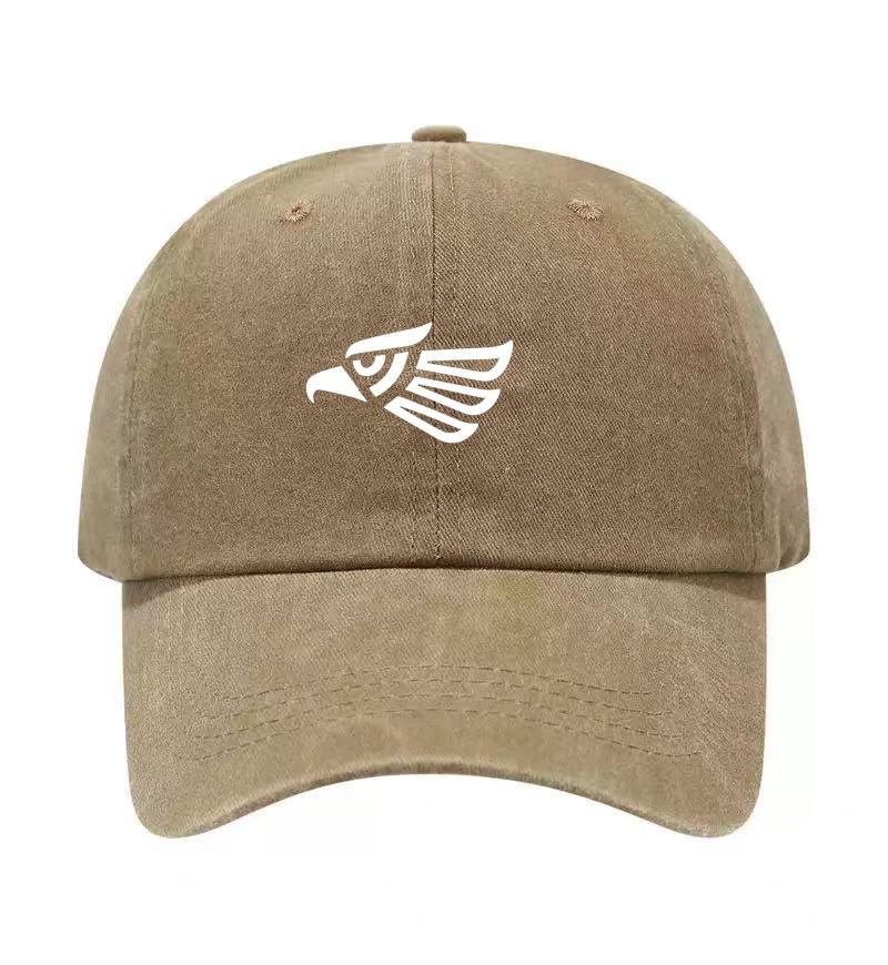 Mexican Eagle Printed Washed Cotton Adjustable Baseball Cap Classic Snapback Dad Hat Breathable Golf Fishing Outdoor Sun Cap
