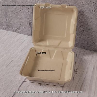 Boîte repas à emporter jetable en papier Yuzhuxun