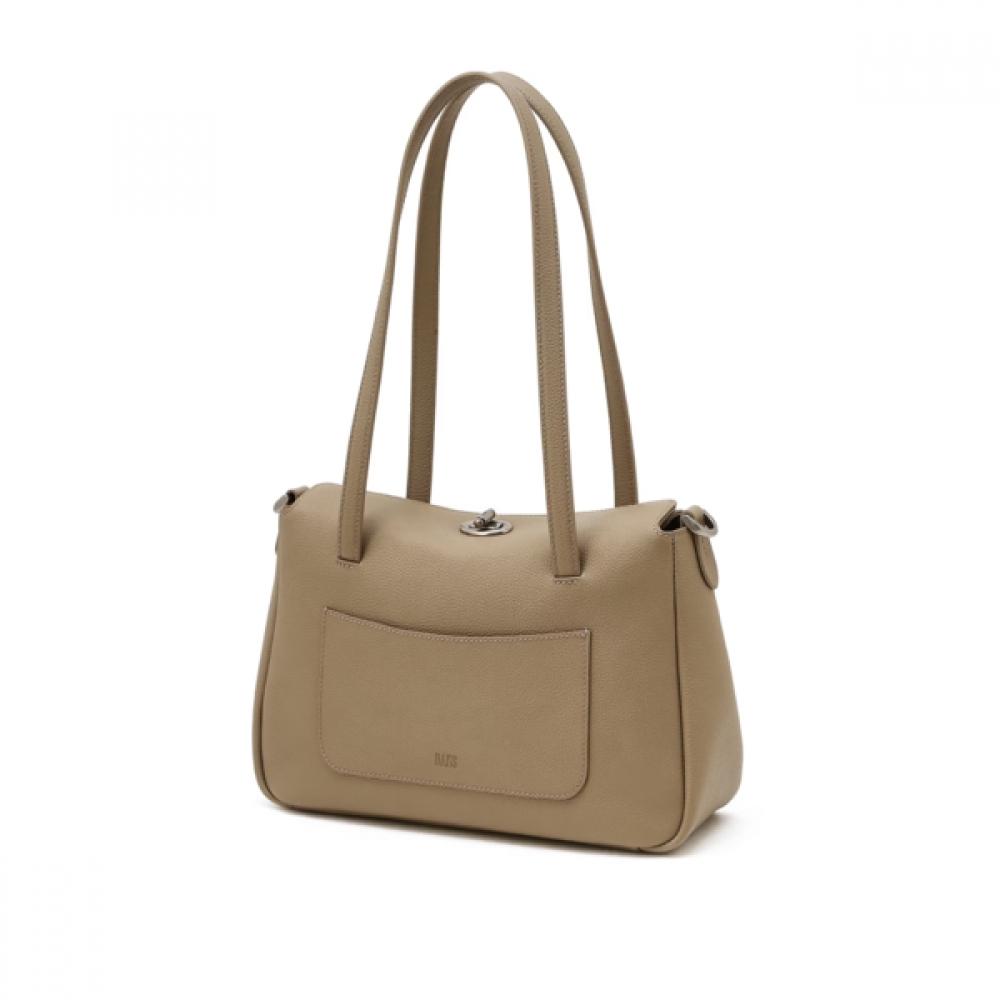 Daks Flap ShOulder Bag M With O lOck decOratiOn tOppe