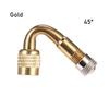 With Extension Adapter Brass Air Tyre Valve Stem Bike Parts  Electric Bicycle Valves Accessories