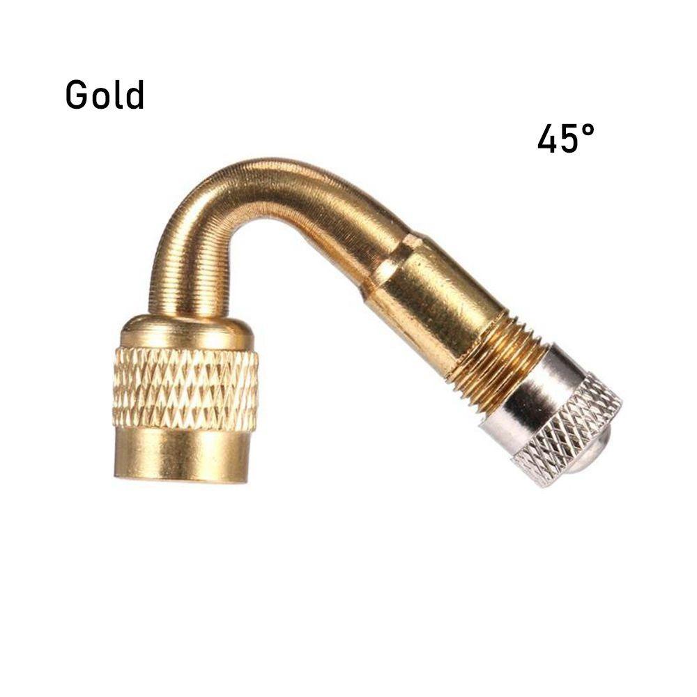 With Extension Adapter Brass Air Tyre Valve Stem Bike Parts  Electric Bicycle Valves Accessories