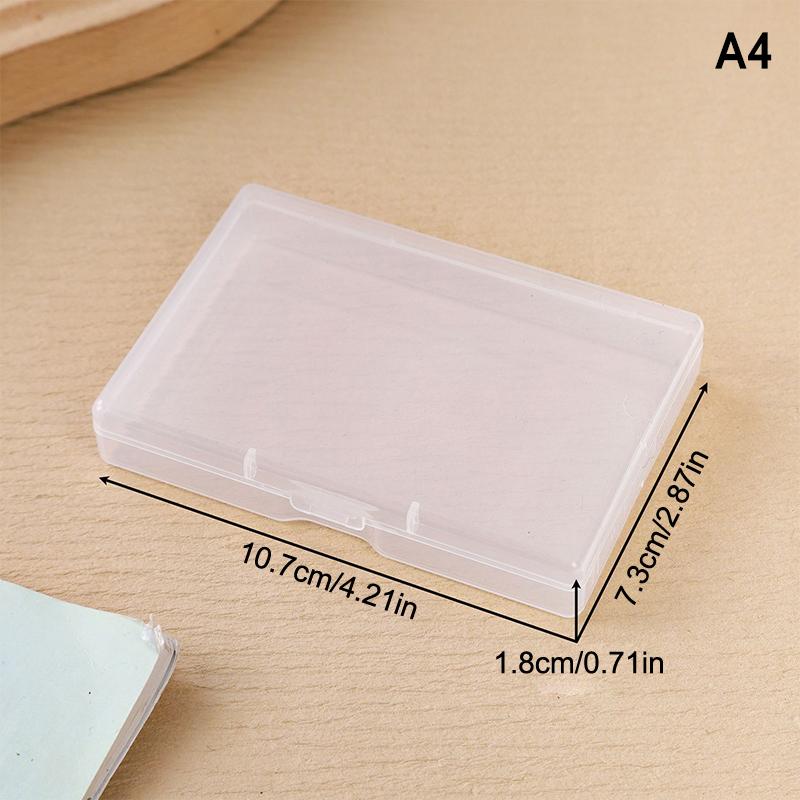 Poker Card Storage Box Multiple Sizes Rectangular Pp Plastic Box Fish Hook Packaging Box Earplug Accessory Cosmetics Storage Box