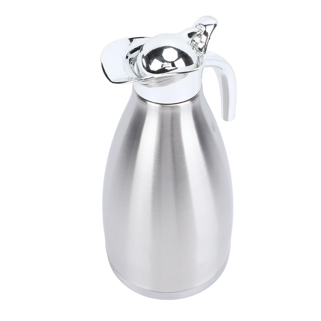 Stainless Steel Thermal Coffee Pot Multipurpose European Style Double Wall Large Capacity Insulated