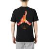 Jordan Bedrucktes Logo Unifarbener Rundhals-T-Shirt Herren Oberteile Schwarz DH8967-010