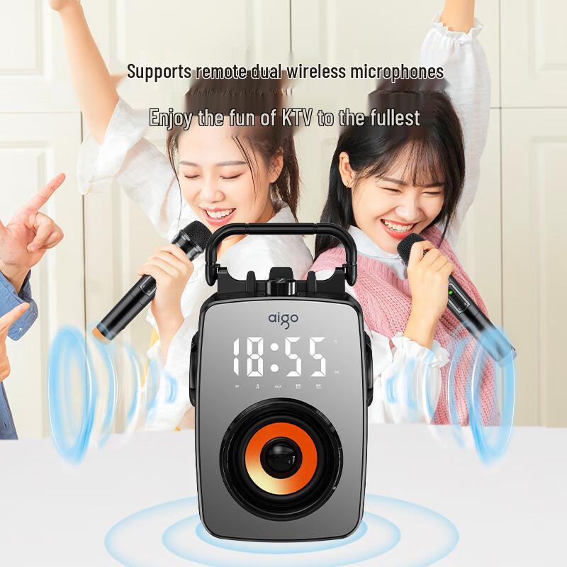 Aigo Portable Wireless Bluetooth Speakers CN Plug (adapter Included)