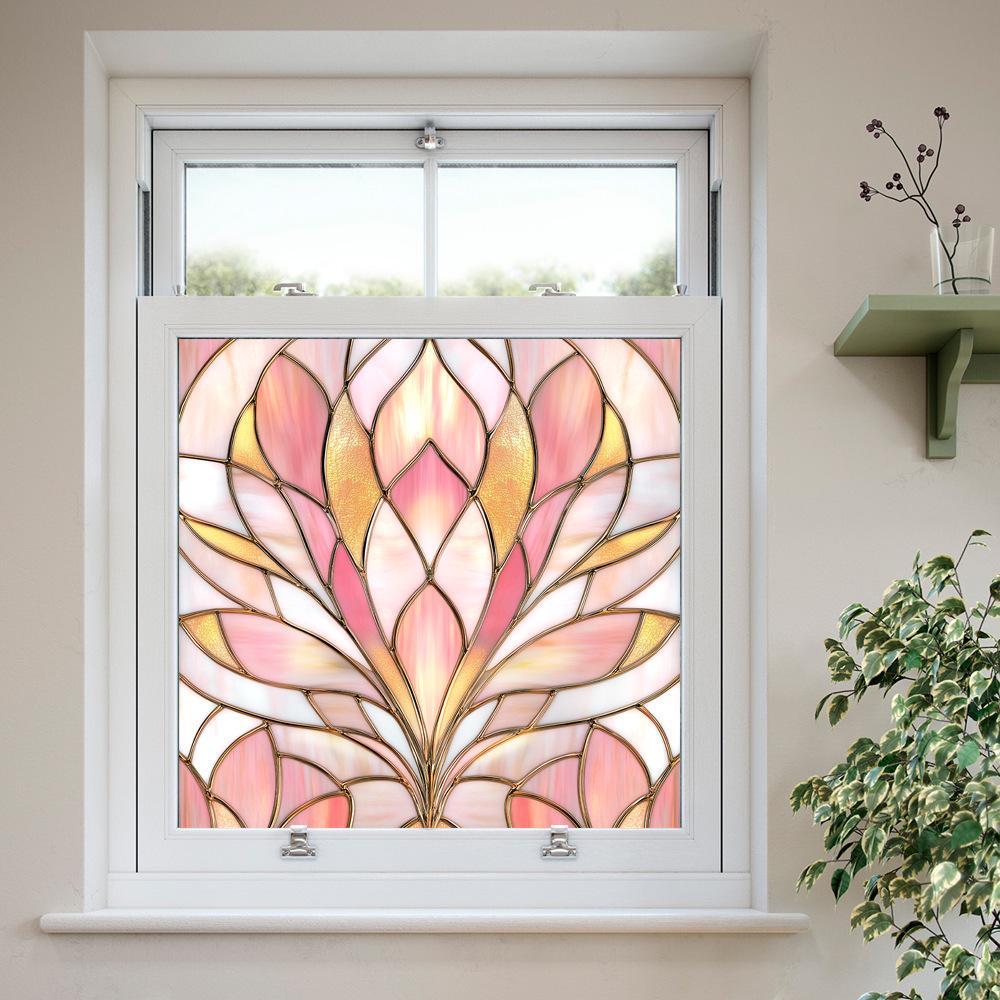 BL301-330 Colored PVC Static Cling Window Film - No Glue Home Decoration