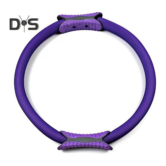 

Женское кольцо для пилатеса с нескользящими ручками для ног, тонизирующее внутреннюю часть бедра, упражнения для мышц тазового дна, круг для йоги, домашний тренажерный зал, фитнес-оборудование фиолетовый