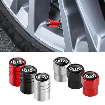 ZPFY2 1Set Car Styling Metal Wheel Tire Valve Caps Dust Accessories For Rio 4 Ev3 Ev6 Niro Stonic Sportage GT-Line Ceed Picanto K9