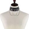 Punk Spiked Choker Collar For Women Men Leather Necklace Chain Jewelry  Chocker Goth Accessories