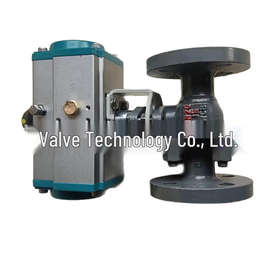 Q641H-16C High Temp Steam Heat Oil Pneumatic Ball Valve - Single Acting, Self-Resetting Shut-off, Flexible Switch.