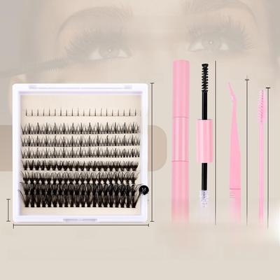 DIY Cluster Künstliche Wimpern Transplantation Kit - Großes Fassungsvermögen