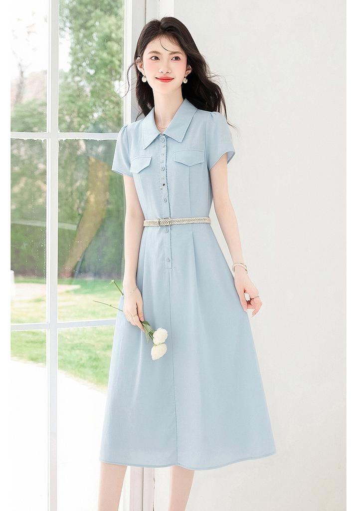Design Sense Niche Fashion Temperament Slimming Dress for Petite Figures