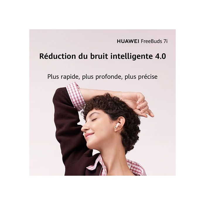 Ecouteurs - HUAWEI - FREEBUDS 7I - Bluetooth 5.3 - IP54 - Intra-auriculaires