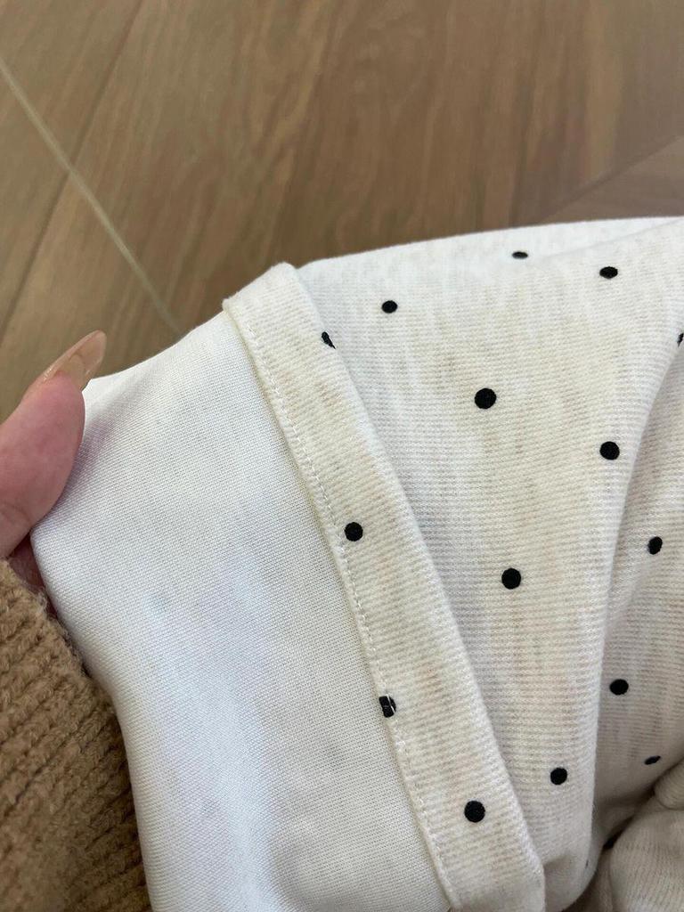 Polka Dot Women's Petite Wide-Leg Glutinous Rice Pants, Autumn/Winter 2024, Loose Plus Velvet, Lazy Style Casual Slimming Trousers.