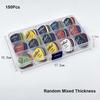 Guitar Picks 50/100/150 Pieces Multicolor Mixed ABS Premium Plastic Guitar Picks for Acoustic Electric Guitars Bass Or Ukulele