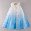 2025 Aisha Sequined Mesh Christmas Cloak for Girls - Lightweight Summer Cape