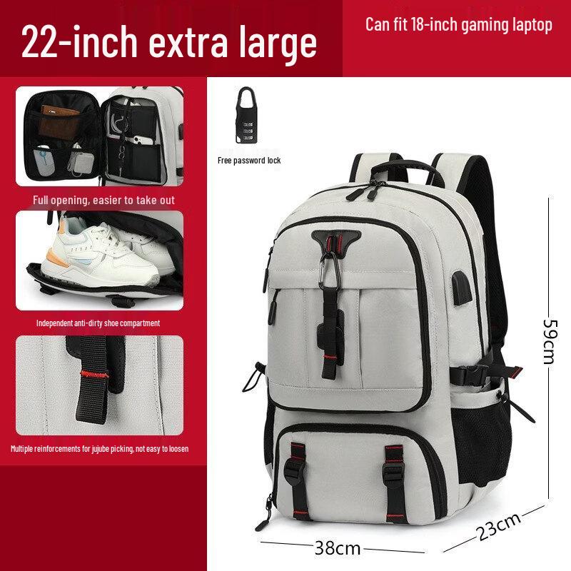 

Lishen 80L Expandable Travel & Hiking Backpack