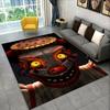 Tappeto Classico F-FNAF Gioco Horror Freddy per Stanza dei Giochi Camera da Letto Soggiorno Divano Decorazione Casa, Tappeto per Area Bambini Tappetino Antiscivolo
