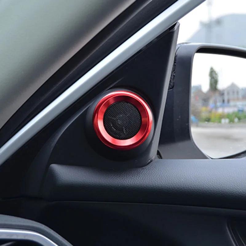 Pour Honda Civic 10ème Génération Anneau de Haut-Parleur de Montant A Personnalisation de Voiture Apparence de Voiture Améliorée Résistance au Glissement Couleur Vibrante