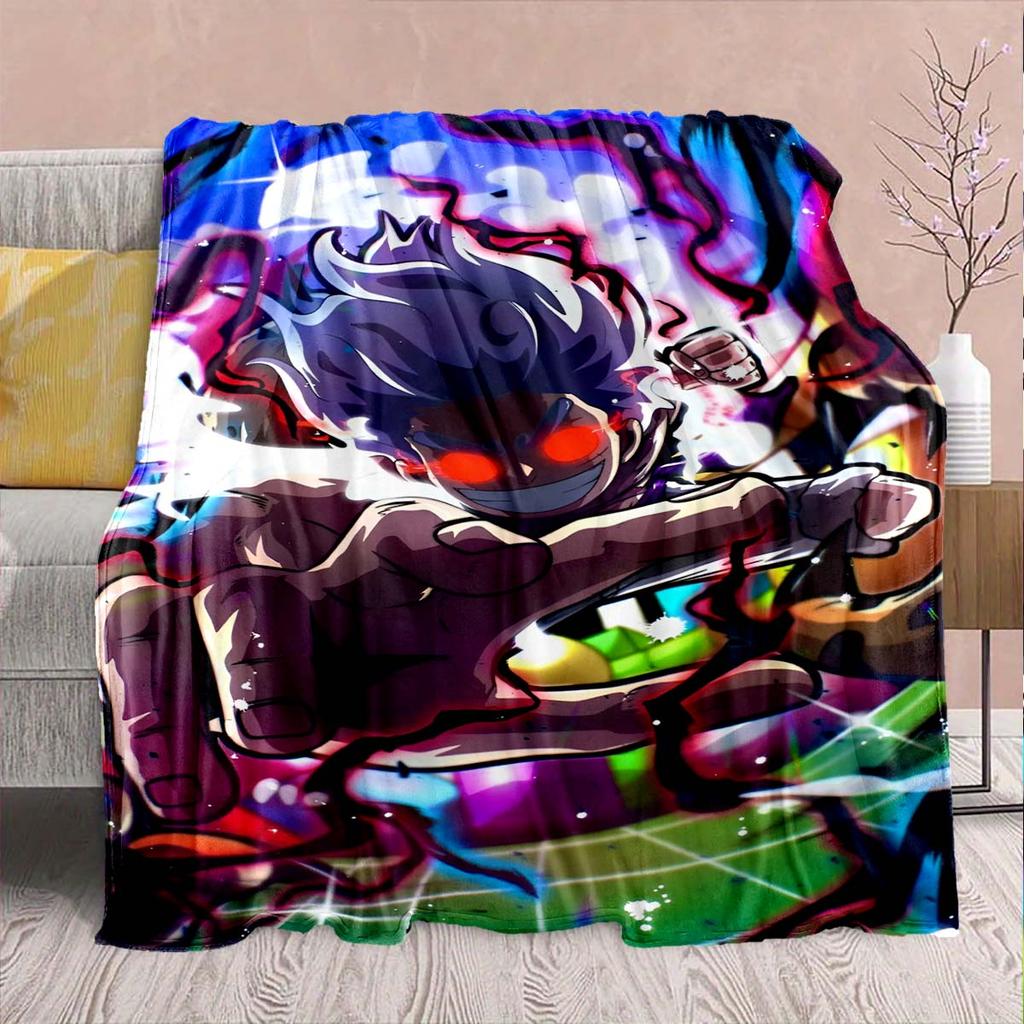 One Piece Anime Flannel Blanket - Soft Warm Perfect for Sofa, Bedding Camping Travel Office Home Decor