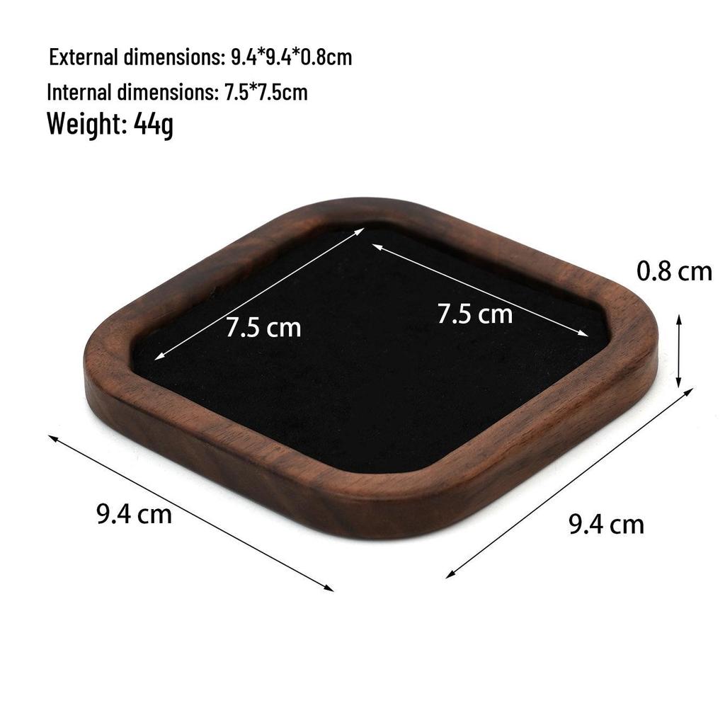 Walnut Jewelry Display Stand for Necklaces, Ear Studs, Earrings, Ornaments – Chinese Style Jewelry Store Prop