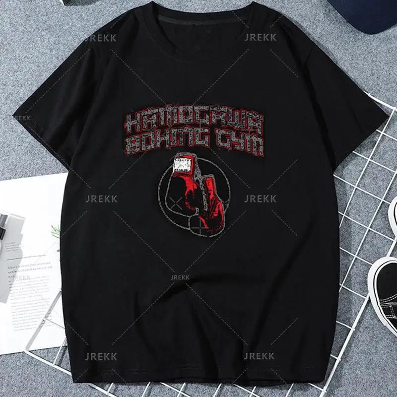 Anime Hajime No Ippo Kamogawa Boxing Gym T Shirt Makunouchi Takamura Celin KGB Print T Shirt Casual Plus Size T Shirt Women