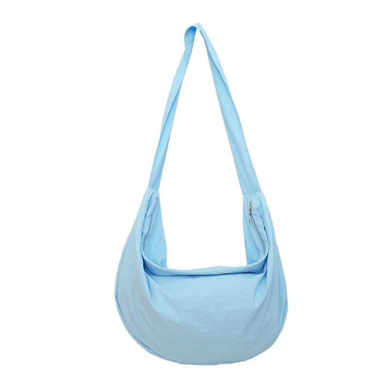 Lazy Wind Large-capacity Cloth Bag Nylon Commuter Bag Women's New Simple and Versatile Tote Bag