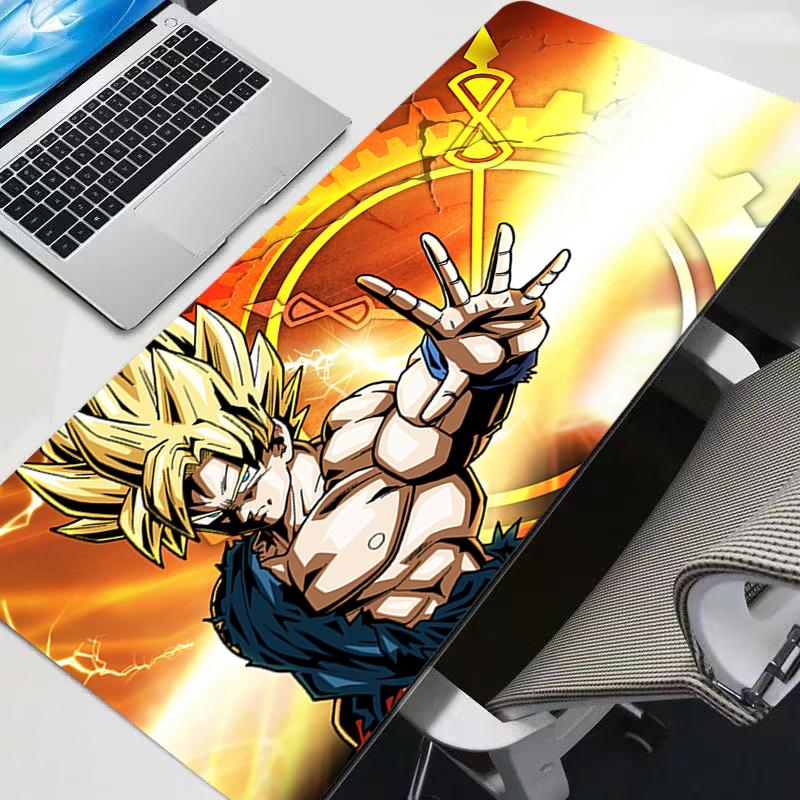 

Colorful Gaming Keyboard Rug Laptop Japan Cool Home Mouse Pad XXL Black DBZ Dragon Ball Z Desk Mat PC Gamer Carpet Mousepad 30x60x0.2cm
