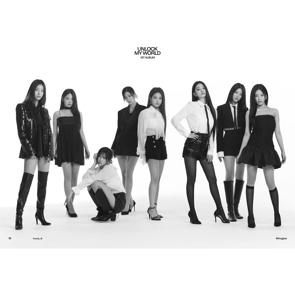 Fromis_9 Unlock My World 1st Album Contents+Tracking Sealed (KiT SET(#imagine+#notyet))