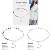 Gold Metal Waist Chain For Women Summer Dress Accessories With Water Diamond Embellishments