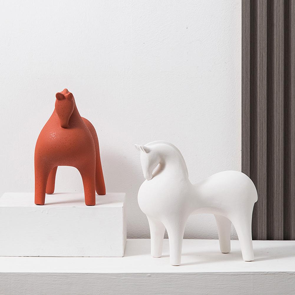 Horse Figurine Home Decor Home Office Table Top Showpiece Horse Decoration For Office Tabletop Bookshelf Decorative Objects