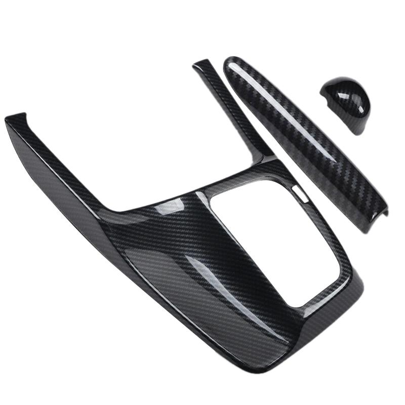 3Pcs Automatic Gear Shift Frame Cover Trim  Accessories Fit For Honda Civic 2012 2013 2014 2015 LHD