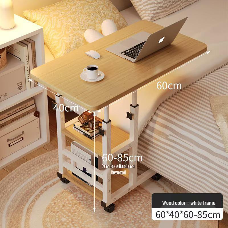 Adjustable Folding Bedside Laptop Desk for Dormitory and Home Use