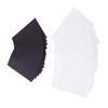 20PCS Soft Magnet Sheets and 20PCS PVC Storage Bags 7x5 Inch Black Rubber Magnet for Dies Stamps Photos Crafts