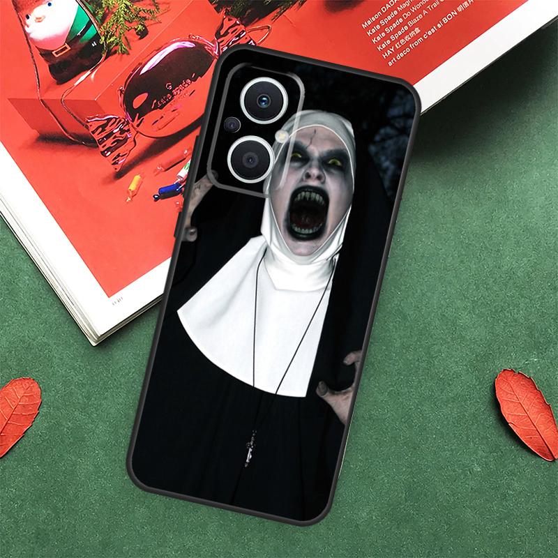 

The Nun Valak Horror Case For OPPO Reno 7 8 Lite 8T 10 11 12 13 Pro 12F 13F 14F OPPO Find X8 X6 X5 X9 Pro Cover OPPO Reno8 5G